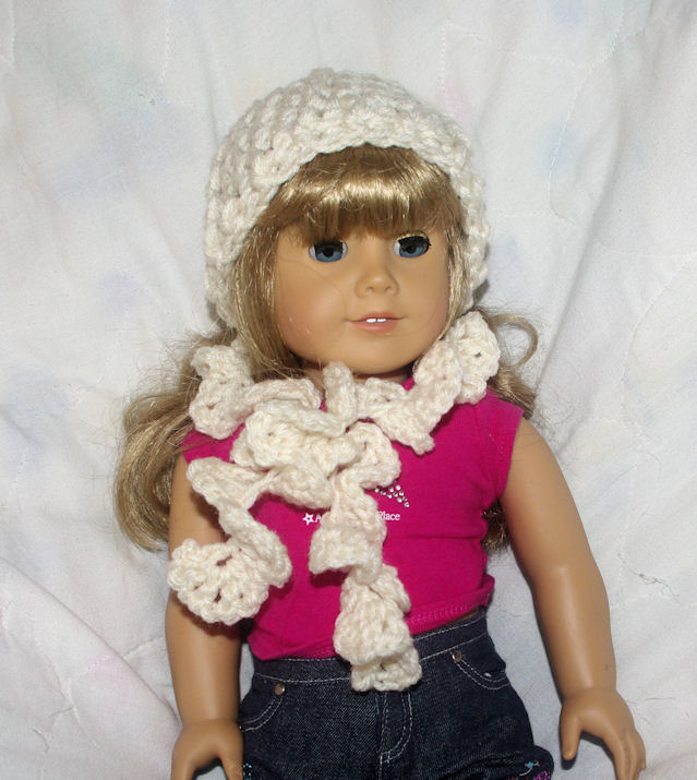 18" Doll Beanie Free Crochet Pattern Courtesy of Crochetnmore 