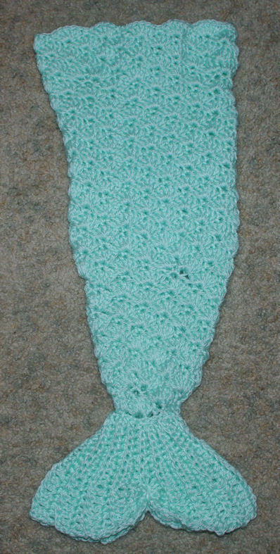 Baby Mermaid Tail Free Crochet Pattern