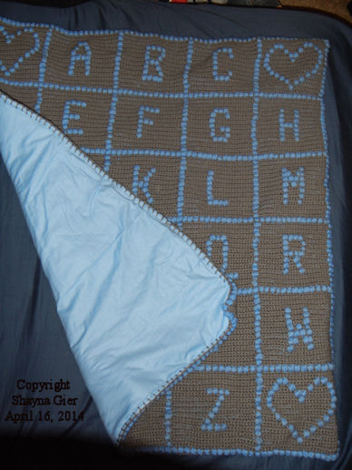 Baby's ABCs Afghan View Photo