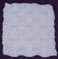 Basketweave Dishcloth