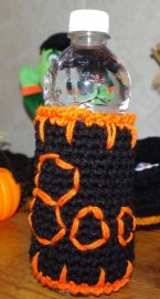 Boo Bottle Cozy Crochet Pattern