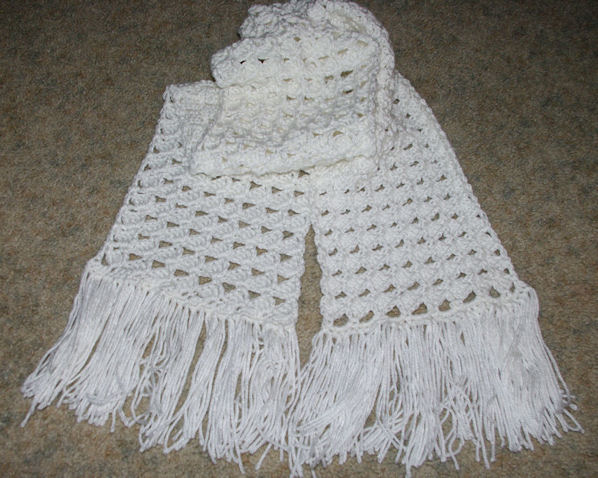 Boo's Scarf Free Crochet Pattern