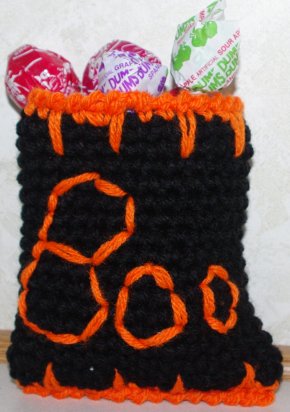 Boo Treat Bag Crochet Pattern