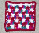 Boucan Stitch Pattern Afghan Square Crochet Pattern