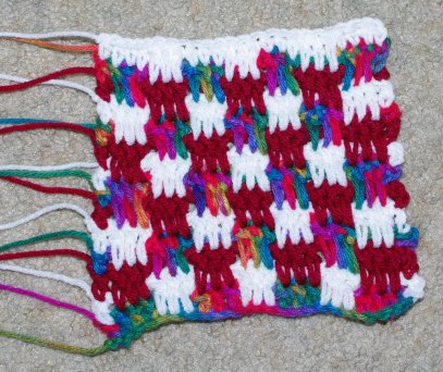 Boucan Stitch Pattern Afghan Square