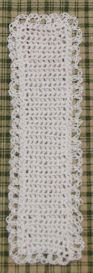 Bridal Bookmark Free Crochet Pattern