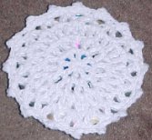 CD Coaster Free Crochet Pattern