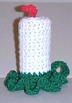 Christmas Candle Free Crochet Pattern