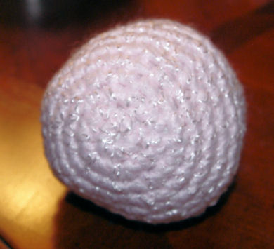 Crinkly Toy Ball Free Crochet Pattern