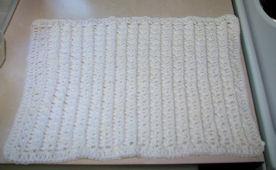 Dish Drying Mat Free Crochet Pattern
