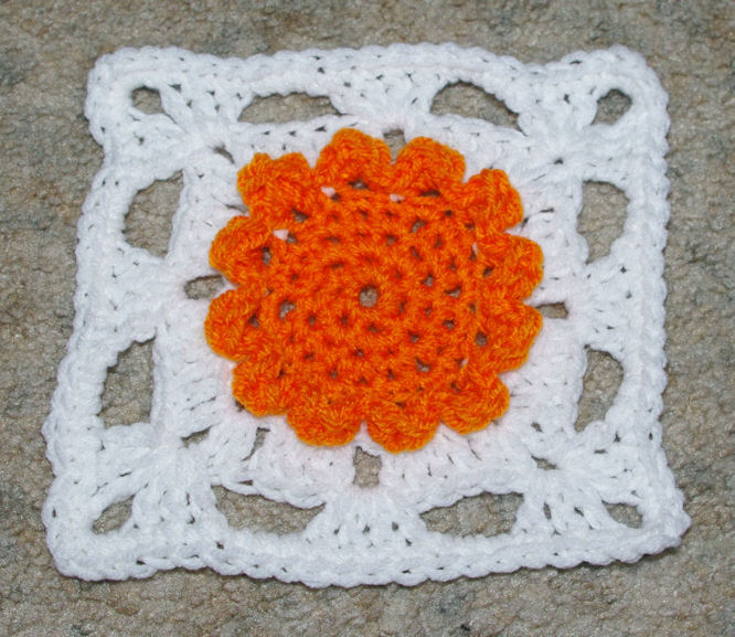 Flower Afghan Square Free Crochet Pattern