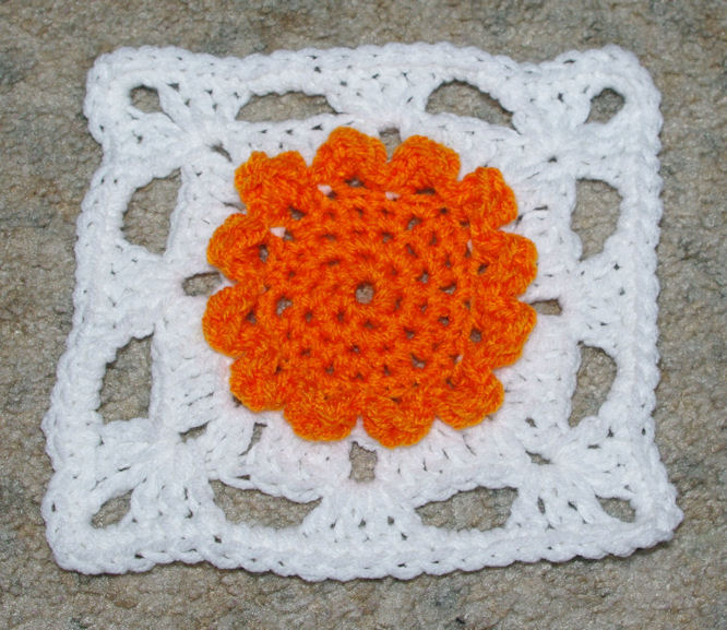 Flower Afghan Square Crochet Pattern Free Crochet Pattern Courtesy of