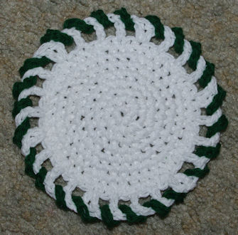 Giant Candy Coaster Free Crochet Pattern Courtesy of Crochet N More