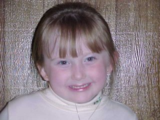 Haley had her ears pierced March 17, 2003