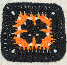Halloween Afghan Square Free Crochet Pattern