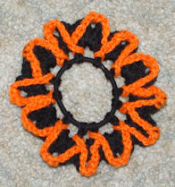 Halloween Scrunchie Free Crochet Pattern