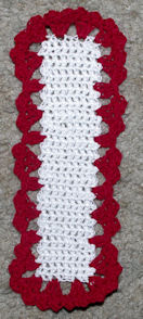 Hearts Around Bookmark Free Crochet Pattern