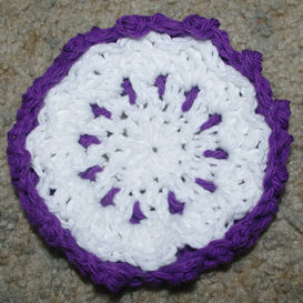 Layered Coaster Free Crochet Pattern