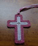 Plastic Canvas Cross Bookmark Crochet Pattern