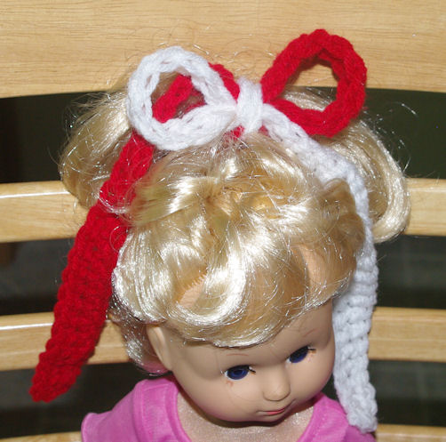 Ponytail Hair Tie Free Crochet Pattern Courtesy of Crochet N More