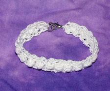 Puff Stitch Bracelet Free Crochet Pattern