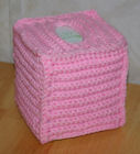 Ribbed Boutique Tissue Cover Free Crochet Pattern