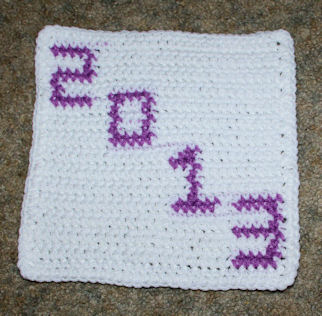 Row Count 2013 Afghan Square Free Crochet Pattern