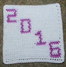 Row Count 2016 Afghan Square Free Crochet Pattern