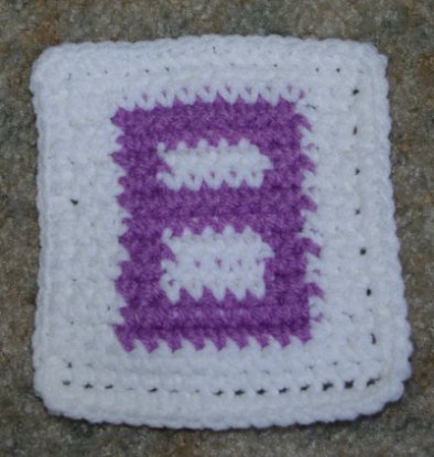 Row Count 8 Coaster Crochet Pattern