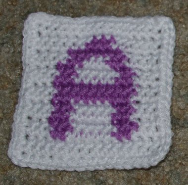 Row Count "A" Coaster Pattern