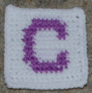 Row Count C Coaster Free Crochet Pattern