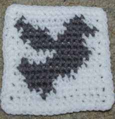 Row Count Dove Coaster Free Crochet Pattern