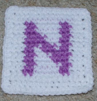 Row Count N Coaster Crochet Pattern
