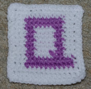 Row Count Q Coaster Crochet Pattern