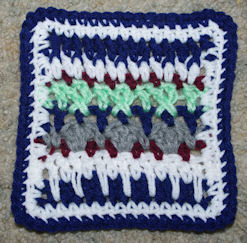 Scrap Happy Afghan Square Free Crochet Pattern