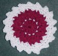 Crocheted Sun Coaster