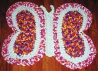 Tresa's Butterfly Rag Rug