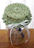 Wide Mouth Jar Lid Cover Crochet Pattern