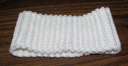 Wide Ribbed Headband Free Crochet Pattern